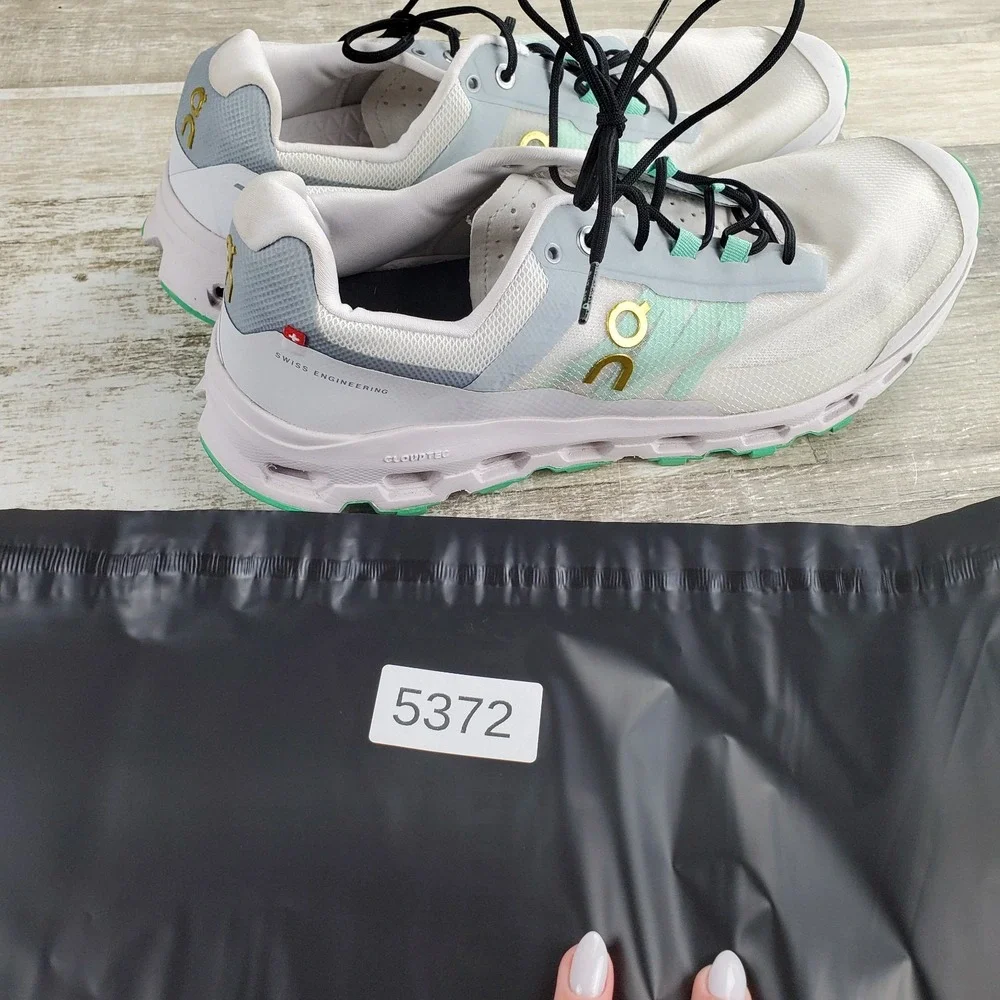 ON Cloudvista CN Frost Parakeet Mens Shoes Sz 10 White Green Lace Up Sneakers